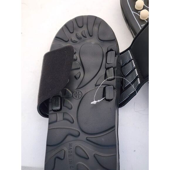REFLEXOLOGY SANDLES/SLIPPERS-Acupuncture-Pressure Points-11" Long-Men's 10-11 - Picture 8 of 11